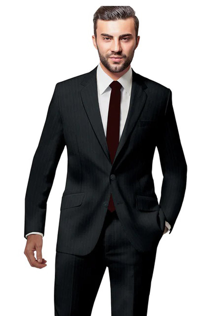 Charcoal Pin Stripe Suit