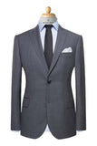 Suits for Men: Buy Medium Grey Italian Suit - Talia Delfino - My Suit Tailor