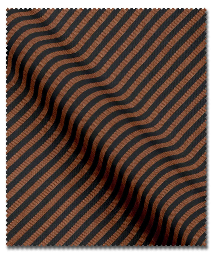 Party Dress Shirt - Copper Stripes