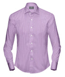 Buy Tailored Shirt for men: Lavender mini gingham dress shirt| My Suit Tailor