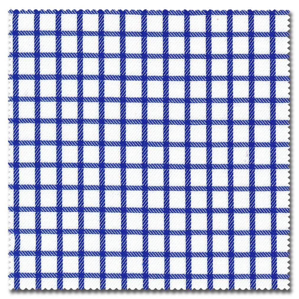 Blue & White Check Shirt