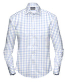 Buy Tailored Shirt for men: Bronx Blue Check Shirt | My Suit Tailor