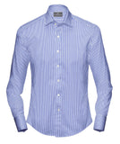 Shirts for men: Buy Friday Blue Stripe Shirt Online- My Suit Tailor