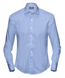 Buy Tailored Shirt for men: Soho Blue Stripe Shirt | My Suit Tailor