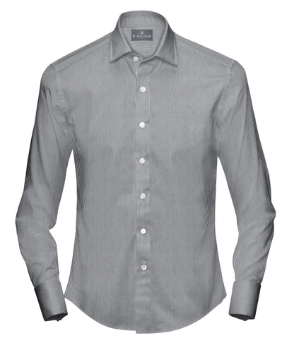 light gray dress shirt Buy Grey Stripe Shirt for Office – Custom Grey Shirt for Men Online – My Suit Tailor