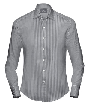 Grey Herringbone Shirt for Men | Custom Grey Dress Shirt My Suit Tailor Slim / XS - 15 Grey Herringbone Shirt for Men | Custom Grey Dress Shirt My Suit Tailor Slim / XS - 15