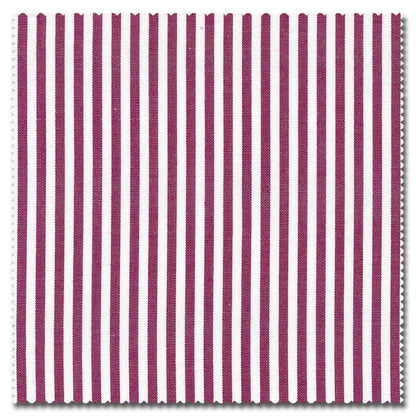 Tailored Shirt for Men: Buy Red and White Stripe Shirt Online - My Suit Tailor