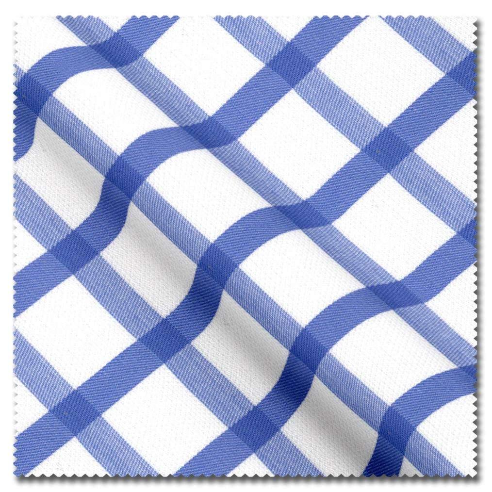 Blue Check Dress Shirt | Custom Tailored Shirts for Men: Buy Blue Check Dress Shirt Online Slim / XXL - 17.5 Blue Check Dress Shirt | Custom Tailored Shirts for Men: Buy Blue Check Dress Shirt Online Slim / XXL - 17.5