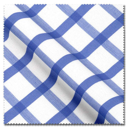 Blue Check Dress Shirt | Custom Tailored Shirts for Men: Buy Blue Check Dress Shirt Online Slim / XXL - 17.5 Blue Check Dress Shirt | Custom Tailored Shirts for Men: Buy Blue Check Dress Shirt Online Slim / XXL - 17.5