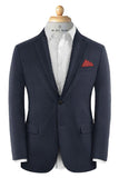 Suits for Men: Buy Navy Houndstooth - Italian Suit - My Suit Tailor