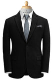 Suits for men: Buy Black Flannel Suit - VBC Online- My Suit Tailor