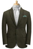 Suits for men: Buy Dark Green Tweed Suit Online- My Suit Tailor