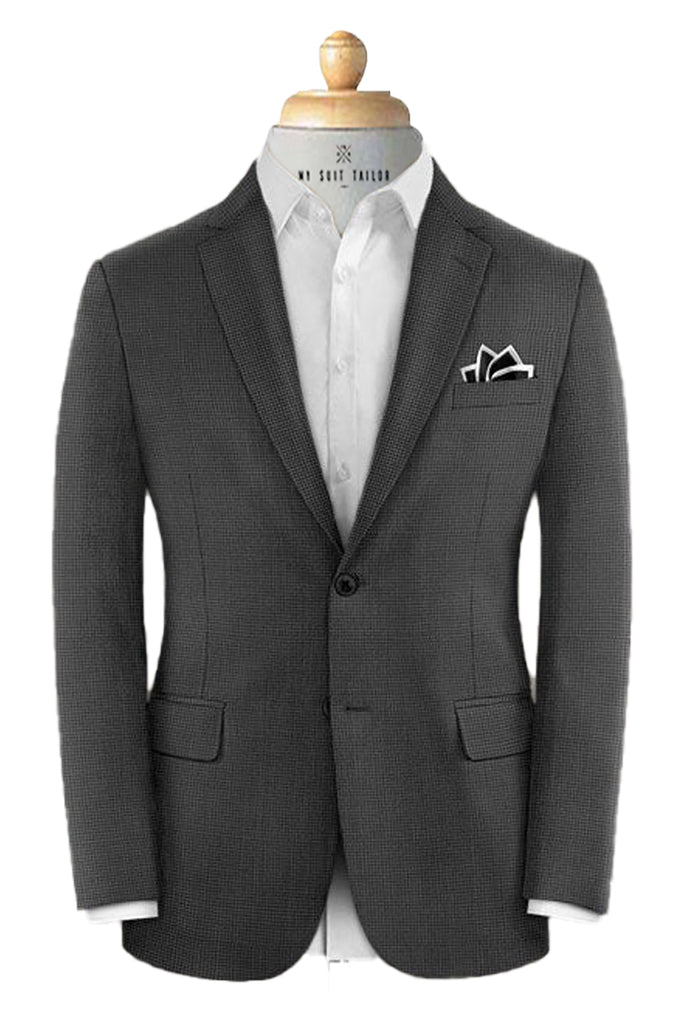 Grey Houndstooth Suit