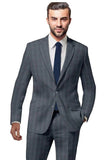 Suits for Men: Buy Medium Grey Plaid Suit Online - My Suit Tailor