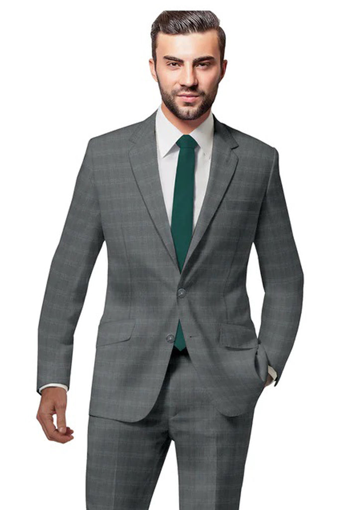 Prince of Wales Suit Light Grey