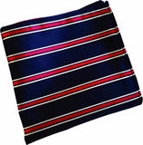 Navy Stripe Pocket Handkerchief