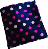 Navy Dotted Pocket Handkercheif