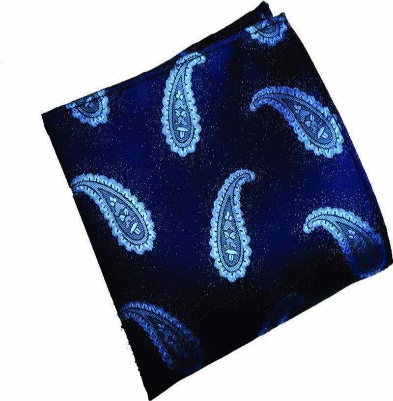 Blue Paisley Handkerchief