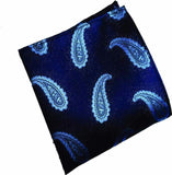 Blue Paisley Handkerchief