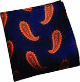 Orange Paisley Handkerchief