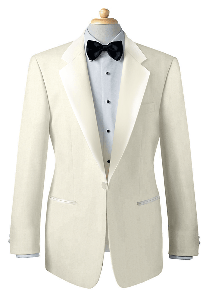 Men’s Cream Tuxedo Jacket – Custom Tailored Dinner Elegance