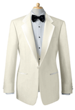 Men’s Cream Tuxedo Jacket – Custom Tailored Dinner Elegance
