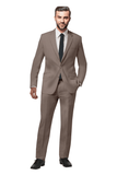 Suits for men: Buy Beige Pin Stripe Suit Online- My Suit Tailor
