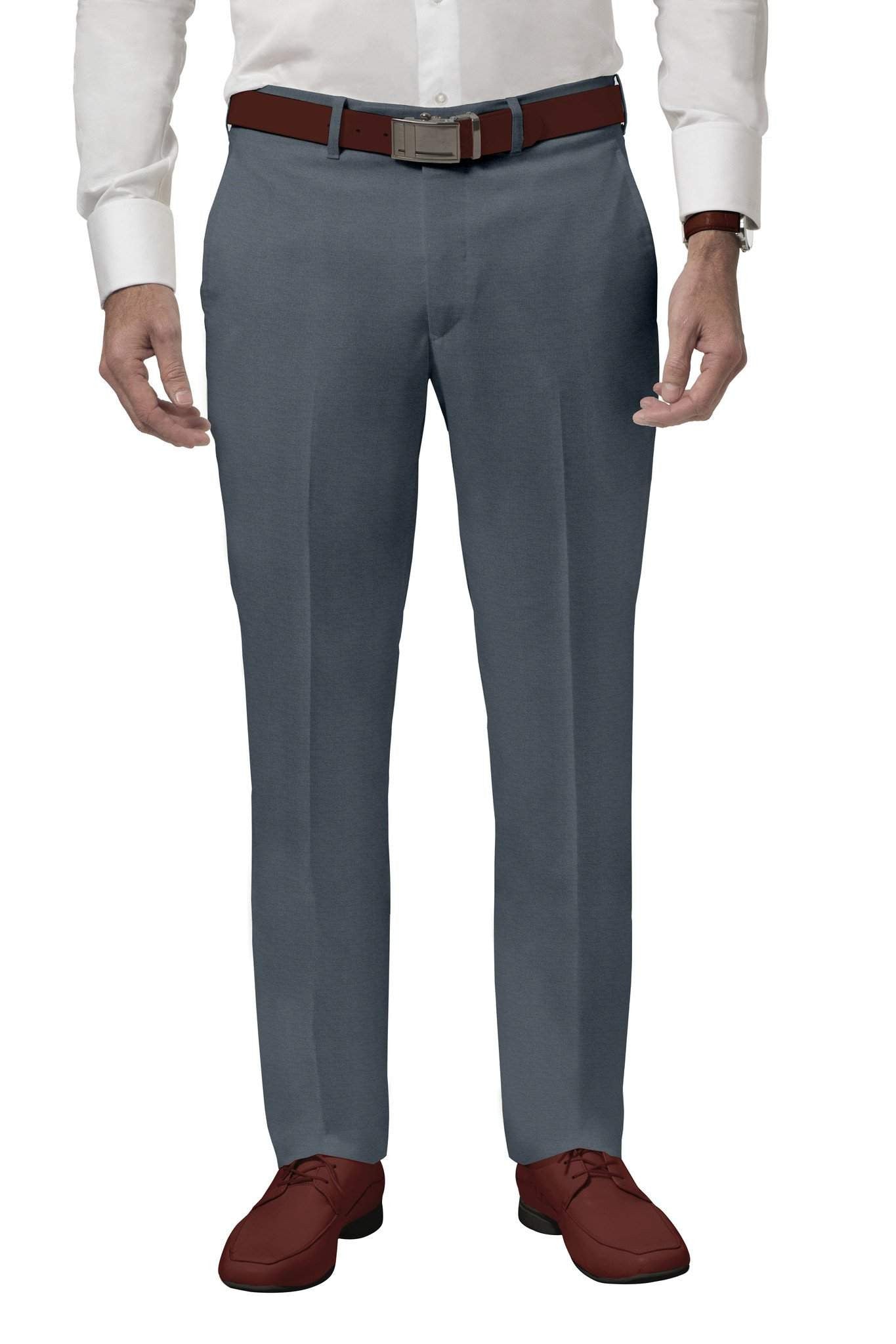 Trousers for Men: Buy Grey Dress Pants | My Suit Tailor Slim / 36 Trousers for Men: Buy Grey Dress Pants | My Suit Tailor Slim / 36