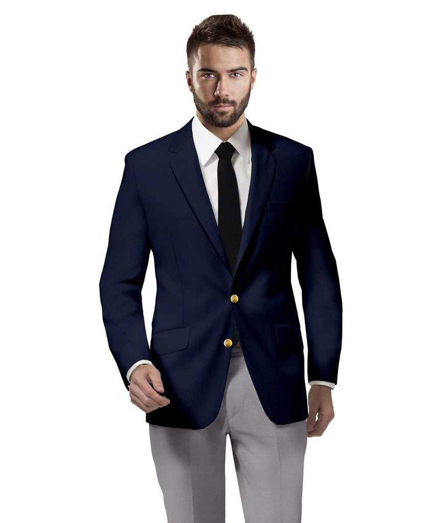 Matching navy blazer, khaki pants & ties | Khaki wedding, Groomsmen  outfits, Casual grooms