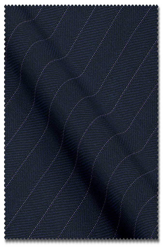 Midnight Blue Stripe Suit