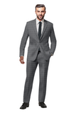 Suits for Men: Buy Light Grey Plaid Suit Online - My Suit Tailor