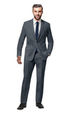 Suits for Men: Buy Medium Grey Plaid Suit Online - My Suit Tailor