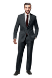 Suits for men: Buy Dark Grey Plaid Suit Online- My Suit Tailor