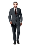 Suits for men: Buy Grey Prince of Wales Check Suit Online- My Suit Tailor