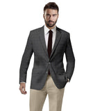 Blazer & Jackets for men: Buy Grey Checks Sports Jacket Online- My Suit Tailor