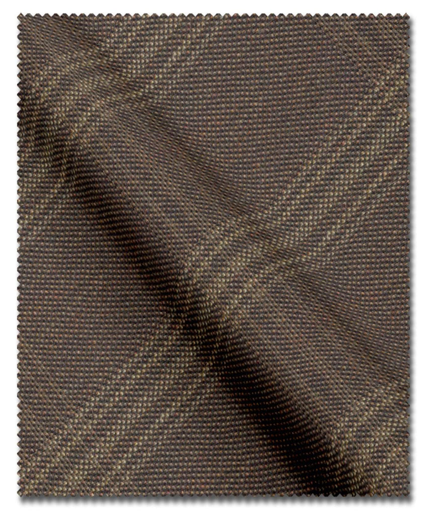 Brown Windowpane Sports Jacket