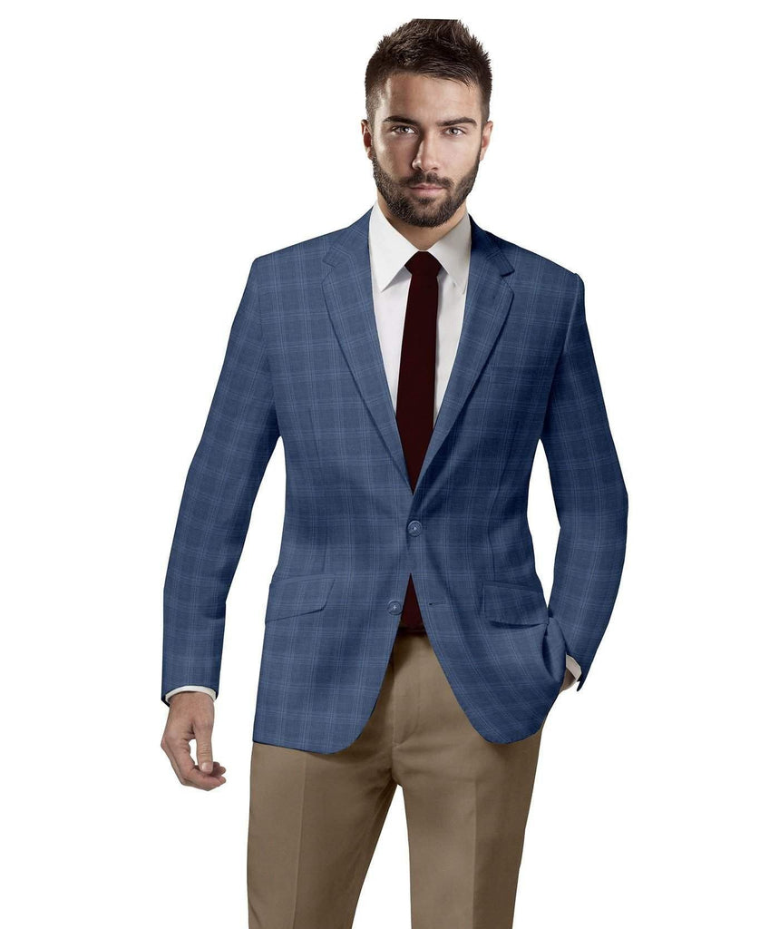 Blue Checks Sports Jacket