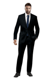 Suits for men: Buy Black Pin Stripe Suit Online- My Suit Tailor