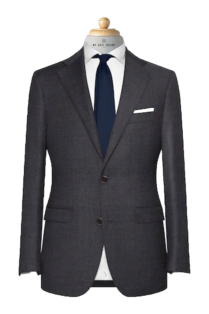 Charcoal Plaid - Italian Suit