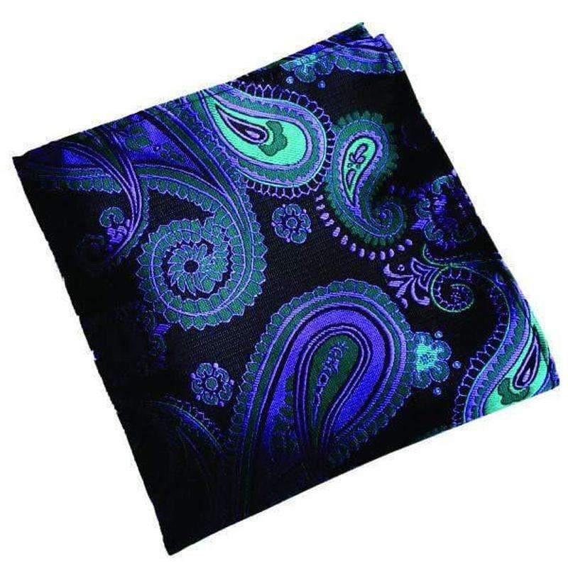 Blue Paisley Handkerchief