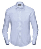 Buy Tailored Shirt for men: Wrinkle Free Soho Blue Dress Shirt | My Suit Tailor