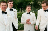 White Tuxedo Jacket for Men – Custom Tailored Elegance