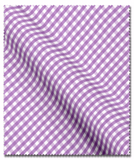 Buy Tailored Shirt for men: Lavender mini gingham dress shirt| My Suit Tailor