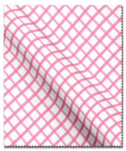 Buy Tailored Shirt for men: Pink on white check shirt| My Suit Tailor