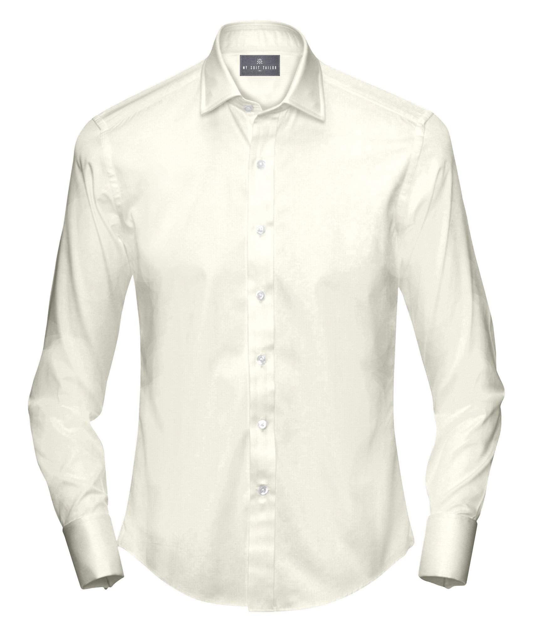 Tailored Shirts for Men: Buy Cream Dress Shirt | My Suit Tailor Slim / XXL