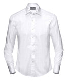 Buy Tailored Shirt for men: White Self Pattern Dress Shirt | My Suit Tailor