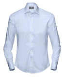 Buy Tailored Shirt for men: Light Blue Twill Dress Shirt| My Suit Tailor