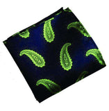 Navy Paisley Handkerchief