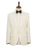 Men’s Cream Tuxedo Jacket – Custom Tailored Dinner Elegance
