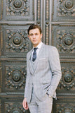 Suits for Men: Buy Silver Window Pane Suit - My Suit Tailor